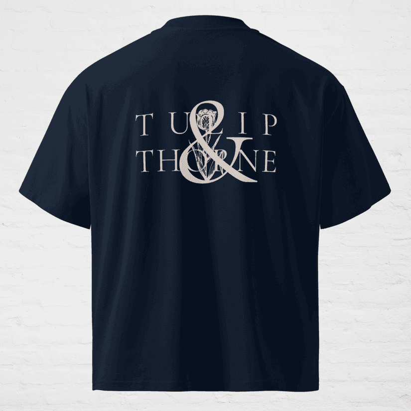 Oversized High Neck Tulip and Thorne T-Shirt